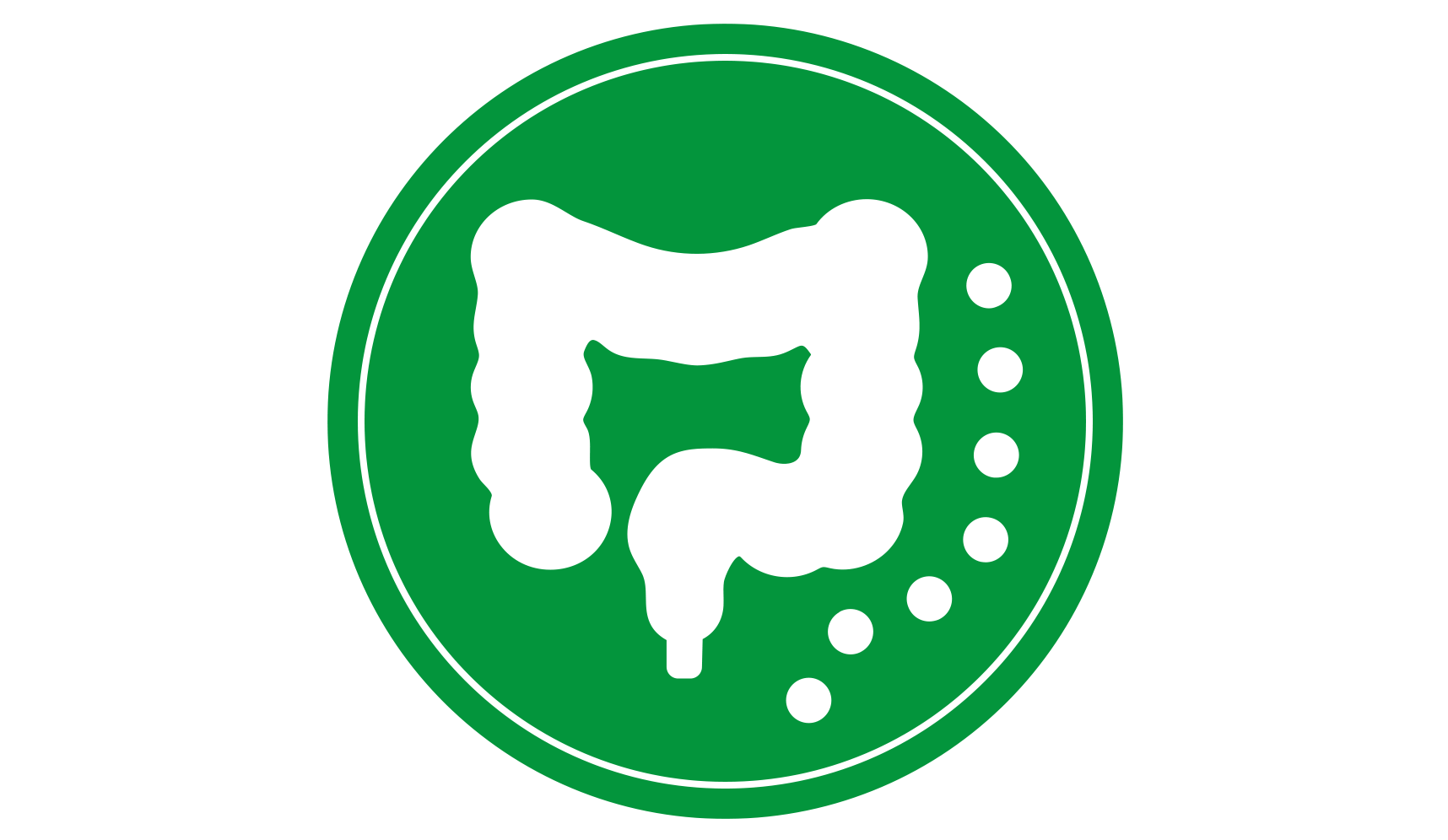 Logo de flora intestinal saludable en Dog Chow.